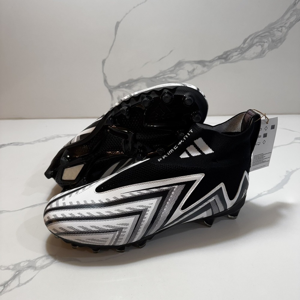Adidas Freak Ultra 23 Inline Black White Football Cleats Men's  10.5 New